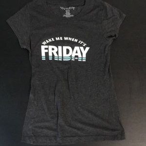 Dark grey simple tee